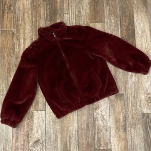 Cynthia Rowley Faux Fur Jacket